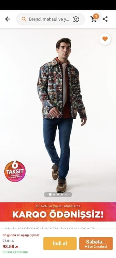 Köynəklər: Kurtka, Vetrovka, Payız, M — 1