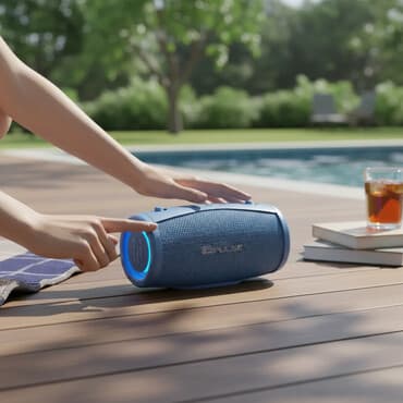 səs gücləndrici: Yeni Air Music Kolonka, Növ - Bluetooth, rəng - Boz — 1