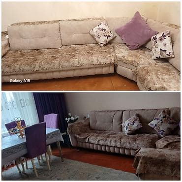 Divan və kreslo dəstləri: Künc divan, Divan, Bazasız, Açılmayan — 1