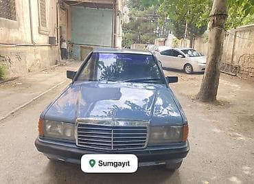mercedes e170: Mercedes-Benz 190 (W201) sedan - Korpus: 4 qapılı sedan, mavi rəng - — 1