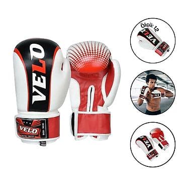 Boks əlcəyi, qırmızı boks əlcəyi, boks əlcəyi velo (12 ölçü) 🪪