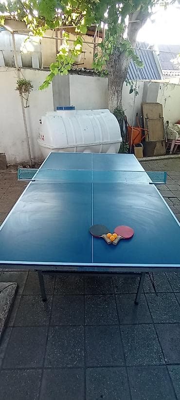 Masaüstü tennis dəsti - Tam ölçülü masaüstü tennis masasını özündə