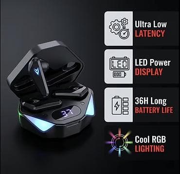 Qulaqcıqlar: Yeni Simsiz (Bluetooth) Qulaqcıqlar, rəng - Qara — 3