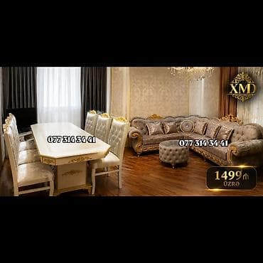stullar ev ucun: Klassik üslubda qonaq otağı dəstləri – Premium keyfiyyət Variantlar — 2