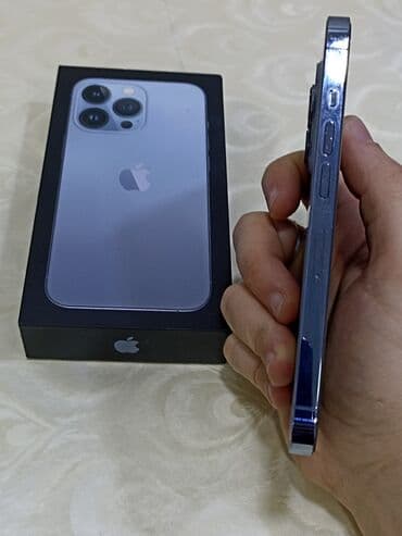 iphone 7 pilus: IPhone 13 Pro, 128 GB, Sierra Blue, Sənədlərlə — 9