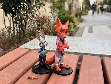 mc oyuncaq: Zootopia fiqur dəsti - Personajlar: polis dovşan Judy Hopps və tülkü — 1