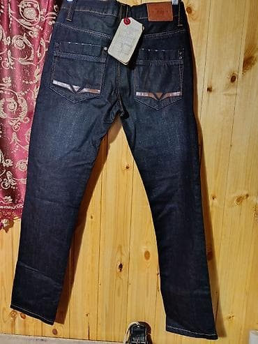 dini paltarlar: Cins şalvar oğlan üçün,yenidir,Türkiyə,ölçü S-M. Джинсовые брюки — 8