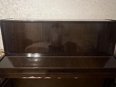 hoffmann 43 109 cm: Upright piano - Korpus: tünd qəhvəyi, parlaq lak örtüklü taxta — 5