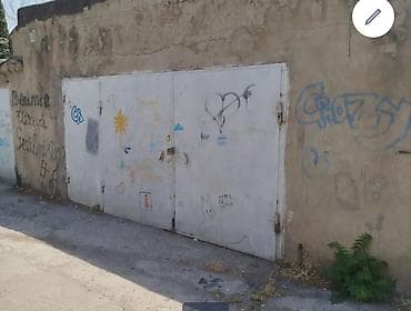 Dəmir Qaraj darvazası, Yana açılan, Mexaniki, rəng - Ağ, Kredit yoxdur