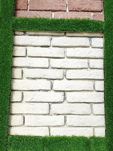 Ağ dekorativ daş panellər – daxili və fasad üçün - Material: yüngül