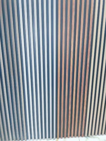 Dekorativ lamel divar panelləri - Material: MDF/kompozit əsaslı lamel