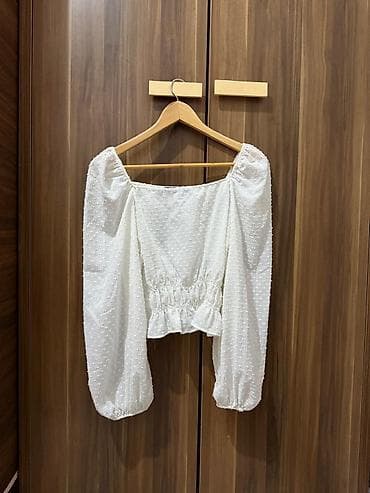 Xs s m razmerler her biri 5 azn Qadın geyim dəsti – 4 məhsul 1) Ağ