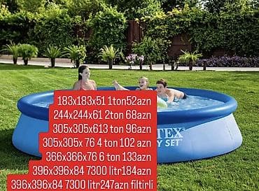 Hovuzlar: Yeni Şişmə hovuz Intex, 5.1 - 6 m, 2001 - 2500 l — 1