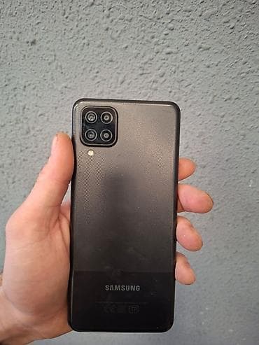 samsung a12 qiymet: Samsung Galaxy A12, 32 GB, rəng - Qara, Barmaq izi — 1