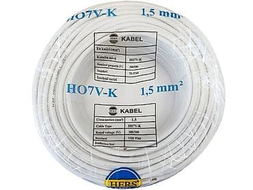 Дом и сад: H07V-K elektrik kabeli – 1,5 mm² - Kabel növü: H07V-K — 1