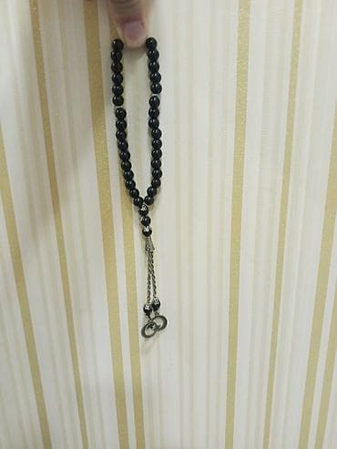 Сумки: Qara muncuqlu təsbeh - Klassik dizayn: yuvarlaq, parlaq qara — 3