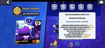 kurtkalar 2020: Brawl Stars hesabı - Kupa yolu: 35 213 - Prestij: 2 - Toplanan — 3