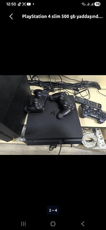 vestel pult: PlayStation 4 Slim – 1TB yaddaş - Model: Sony PlayStation 4 Slim - — 1