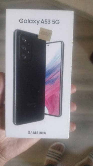 samsung tab: Samsung Galaxy A53 5G, 128 GB, rəng - Qara, Kredit — 1