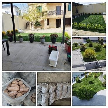 Ландшафтные работы: Qazon və landşaft abadlaşdırılması xidməti - Həyətyanı sahələr, bağ — 9