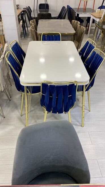 semra qab. qacaq instagram: Qonaq otağı üçün, Yeni, Açılmayan, Dördbucaq masa, 4 stul — 1