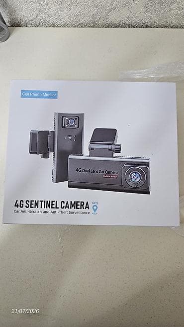 go pro camera: 4G Dual Lens Car Camera – Sentinel Mode, GPS Xüsusiyyətlər: - 4G — 2