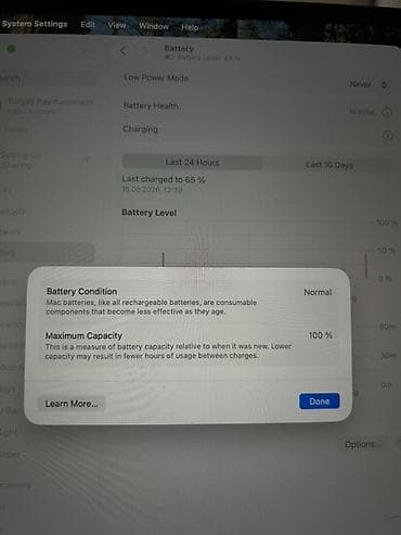 masaj spa: Apple MacBook Air (Space Gray) M4 nəsli Ekran:15.3 Yaddaş:512gb Ram — 3