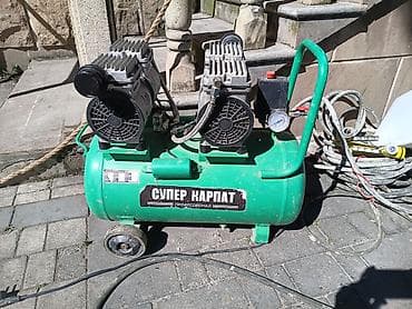 “SÜPER KARPAT” hava kompressoru - İki silindrli, elektrik mühərrikli