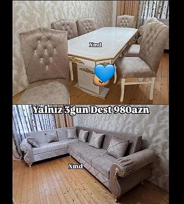 Divan və masa dəstləri