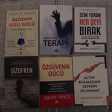 Kitab dəsti – 6 adda psixologiya, şəxsi inkişaf və roman 1) David JP