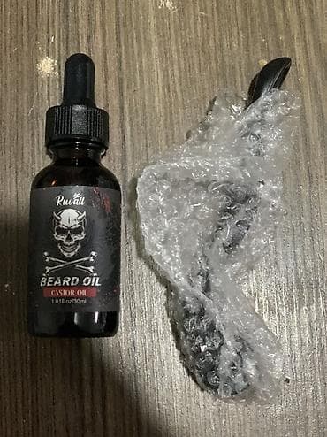 Ruoall Beard Oil – Castor Oil, 30 ml (1.01 fl oz) - Saqqal üçün