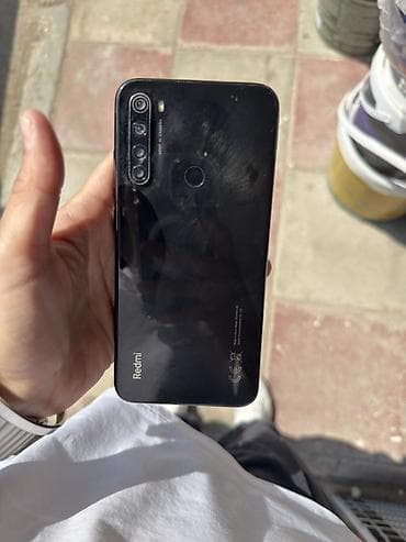 iphone 6 case: Redmi Note 8, 128 GB, rəng - Qara, Barmaq izi — 4