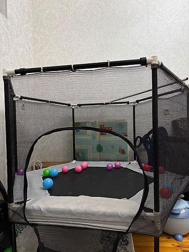 Batutlar: Uşaq üçün ev içi mini batut/trampolin - Ölçü: təxmini altıbucaqlı — 1