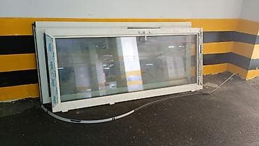 Дом и сад: PVC sürgülü vitraj pəncərə dəsti - Material: ağ rəngdə PVC profil - — 4