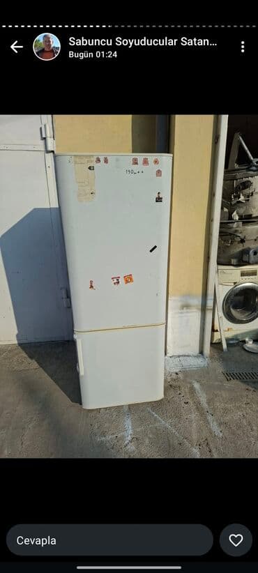 İki qapılı məişət soyuducusu - Aşağıda dondurucu, yuxarıda soyuducu — 1