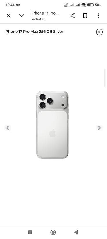 iphone x 13 pro: IPhone 17 Pro Max, 256 GB, Gümüşü, Face ID — 3
