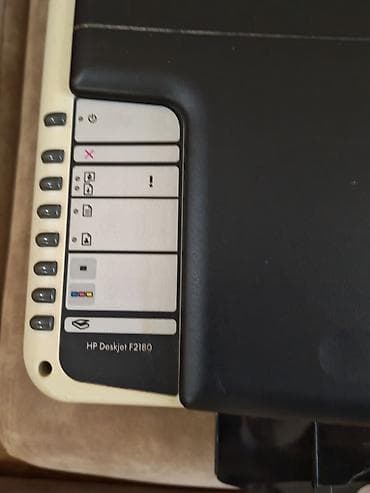 etiket printer: HP DeskJet F2180 printer/skaner/kseroks. Adapteri, USB kabeli və — 2