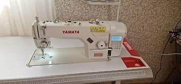 ucuz printer satilir: YAMATA EP8200L sənaye tikiş maşını – masa və pedal komplekti ilə masin — 5
