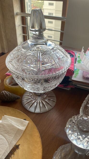 qedimi boşqablar: Boşqablar, 1 əd, rəng - Göy, Farfor — 6