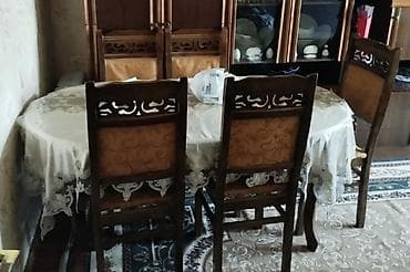 Mebel dəsti – qonaq və yataq otağı üçün - Yemək masası və 5 ədəd