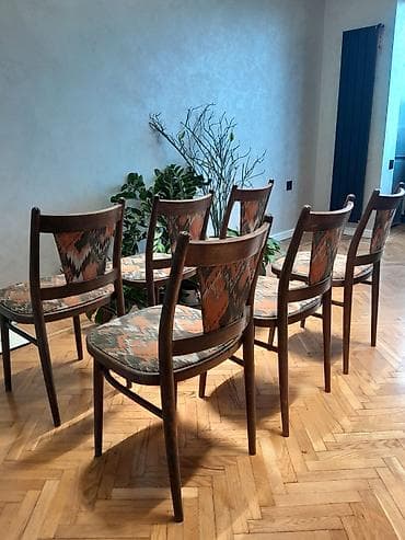 antik stul: Mətbəx üçün, Qatlanmayan, Stul — 7