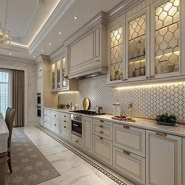 kreditle dolab: Sifarişlə mətbəx dəsti, Özü çəkən petlələr, Mat laminat, Kredit yoxdur, Pulsuz çatdırılma — 1