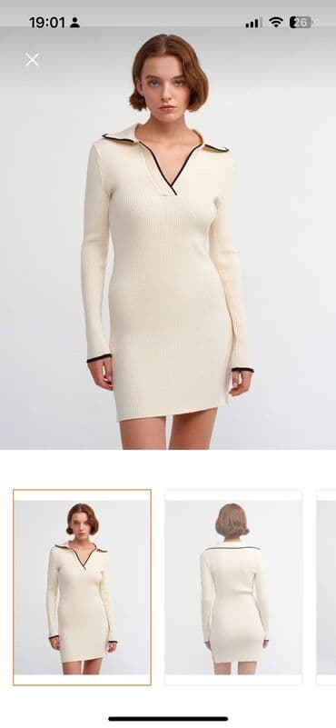 боорсок на заказ бишкек: Повседневное платье, Мини, Dilvin, S — 1