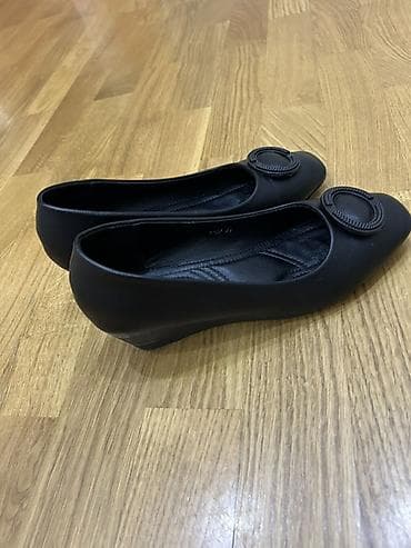 hündür daban botinka: Qadın baletkaları – qara rəng - Model: klassik baletka - Rəng: qara - — 1