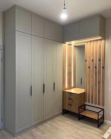 ayaqqabi refleri: Düz dolab, Dəhliz üçün, Ayaqqabı üçün, Açılan, Korpuslu, 5 qapı — 2