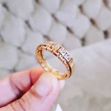 nişan üzükleri: Nişan, Üzük, Versace, Sarı qızıl, 750 Əyar, Brilyant — 2