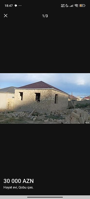 əmlak satışı: 3 otaqlı, 90 kv. m, Təmirsiz — 1