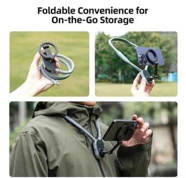 tripod qiymətləri: "Telesin" magnetik telefon tutacağı. Magnit yapışqanlı boyundan asılan — 6