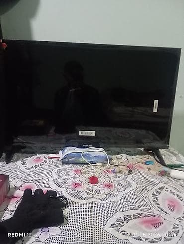 nikura smart tv: LED televizor, təxminən 82düym ekran - Geniş ekranlı, nazik çərçivəli — 2