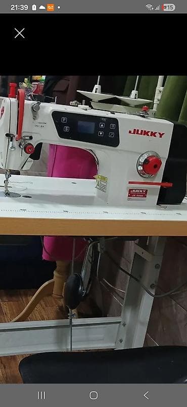 tikiş masin: JUKKY JK-9806 sənaye tikiş maşını - Elektron idarəetmə paneli: LCD — 1